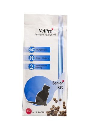 VetPro Senior Kattefoder, 2 kg - Dyrenes Butik