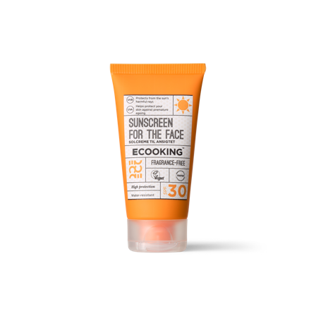 Solcreme til ansigtet SPF 30 15 ml - ECOOKING