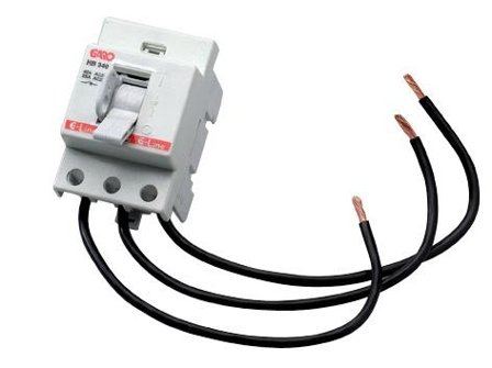 Garo HBK 340 Hovedbryter 40 A, 3-polet Med kabel, Stikkontakter & kabler