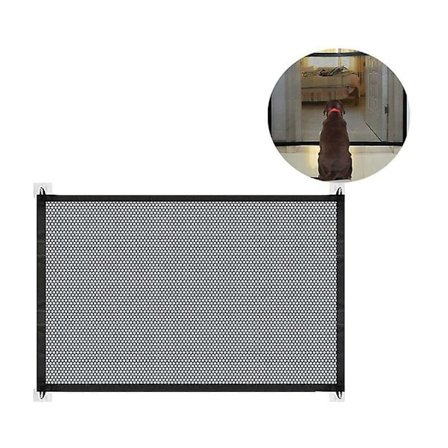 Hundsperrer, magiskt grind fällbart säkerhetsgrind och trappskydd