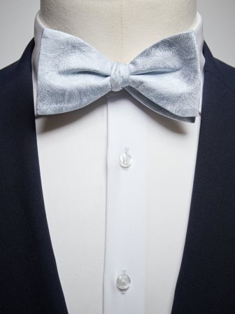 John Henric Men's Hellblaue Formelle Fliege Size Self-tied