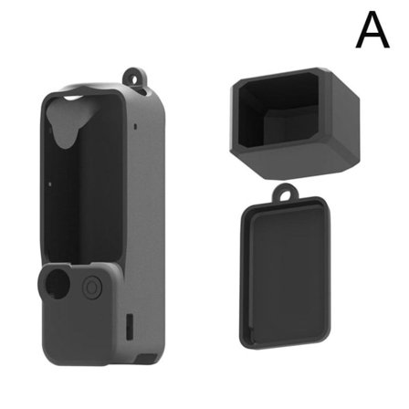 Mykt etui for DJI Osmo Pocket 3 Deksel Silikonetui C Svart For DJI Osmo Pocket3