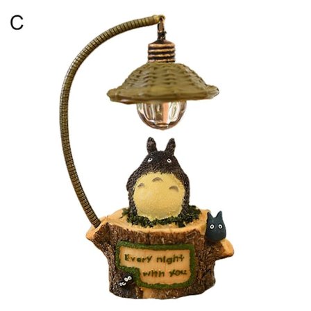 Totoro-design LED-natlampe i harpiks til hjemmet - Dekorativ model [DB] C C