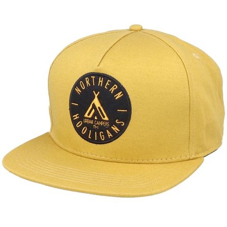 Northern Hooligans - Gul snapback Keps - Urban Campers Mist Yellow Snapback @ Hatstore