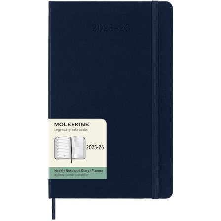 Moleskine Kalender 18M WeekNote Soft Cover Pocket Sapphire Blue
