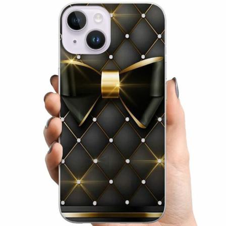 Apple Iphone 14 Plus Tpu Mobilskal Gyllene Rosett