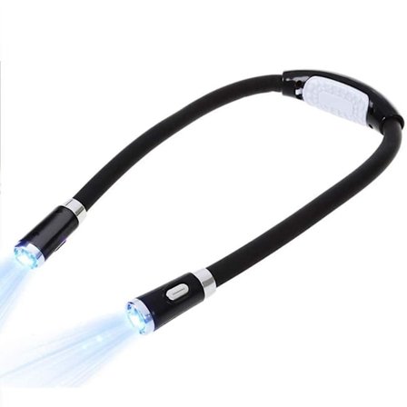 Kaulavalaisin Kirjanvalaisin Kaulavalaisin Hands Free Joustava Taskulamppu U-muotoinen Led