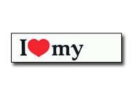 I love my.. - klistremerker