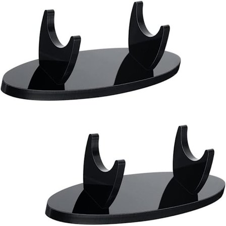 Pieces Svart Akryl Skrivbords Pennhållare Displayställ Akryl Skrivbord Horisontell Spårhållare Pennhållare Displayställ Hållare Presentationsställ för