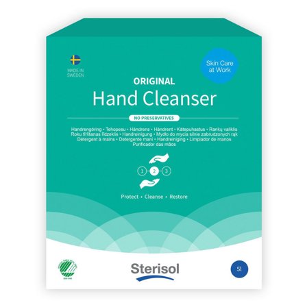 STERISOL Handrengöring ORIGINAL parfymerad 5l - Lyreco - Städ och hygien - Tvål och hygien - Hygiensystem - Sterisol
