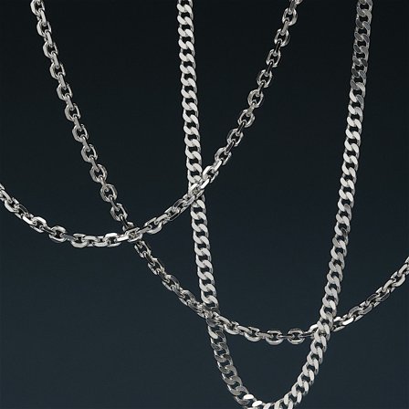 Anchor Chain Necklace 50 cm