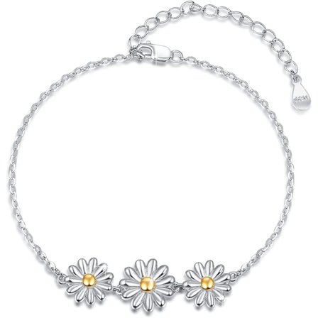Daisy Armband 952 Silver Armband Justerbar Armband Daisy
