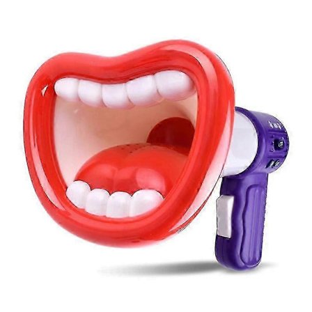 Stor Mund Megafon Legetøj Ny Megafon Håndholdt Børnehøjtaler Sjov Mikrofon Lydlegetøj