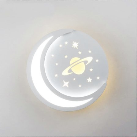 14W LED-seinävalaisin, valkoinen seinävalaisin, design-seinävalaisin viileä valkoinen 6000K+lämmin valkoinen 3000K seinävalaisin lasten makuuhuoneen 