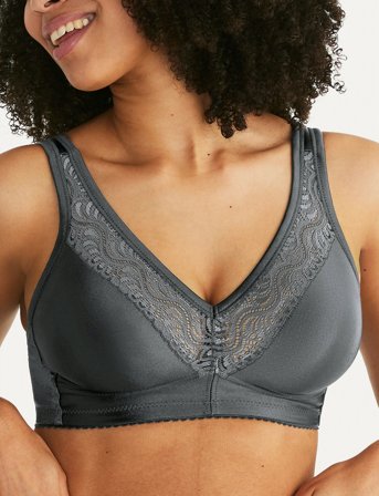 Swegmark Stars Soft Bra White - Black - C x 85