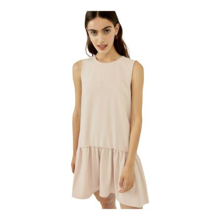 Silvian Heach, Dress with flounce Różowy, Kobieta, Rozmiar: S