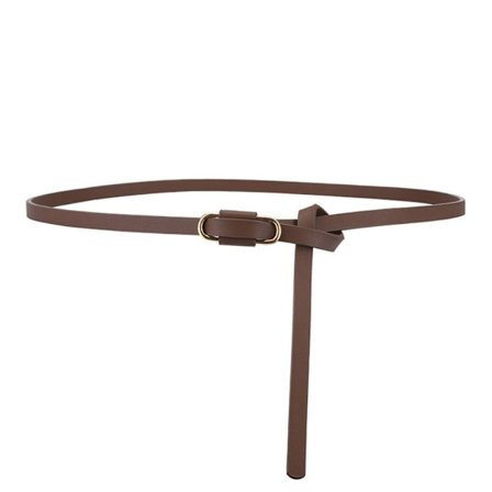 Enkelt tunt spänne bälte Jeans bälte KAFFE