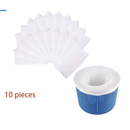10 stk. Pool Skimmer Filter Strømper til Skimmer Kurve til at Rengøre Snavs og Blade (Pool Skimmer Kurv er ikke inkluderet.)