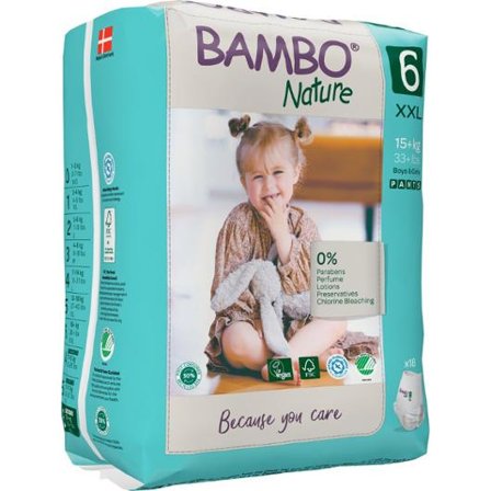 BAMBO Blöja Nature Pant S6 15+kg 18/fp - Lyreco - Sjukvård och omsorg - Hygien - Barnblöjor