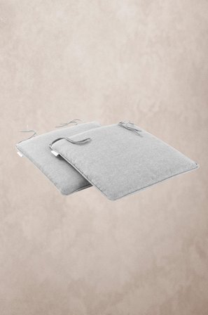 Jotex - Seteunderlag Lenestol 2-pakke Light grey (cool grey) - NERJA - Kjøp Puter & sitteputer hos Jotex