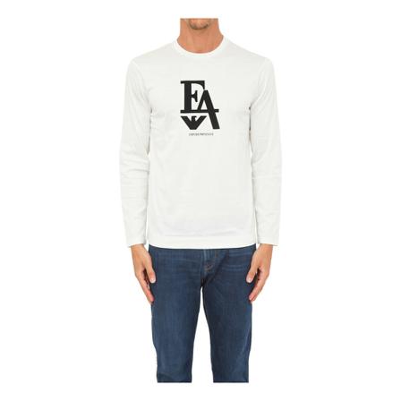 Emporio Armani, T-Shirts Wit, Heren, Maat:L