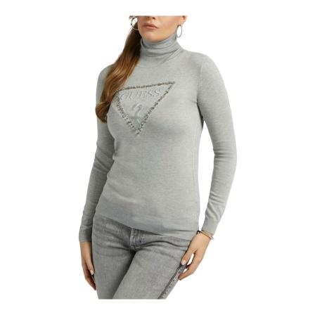 Guess, Turtlenecks Grijs, Dames, Maat:M