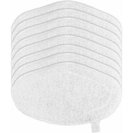 Pakke med 8 klude kompatible med Polti Vaporetto SV440, vaskbare udskiftningsmopper kompatible med SV440, SV450, Smart 100 T