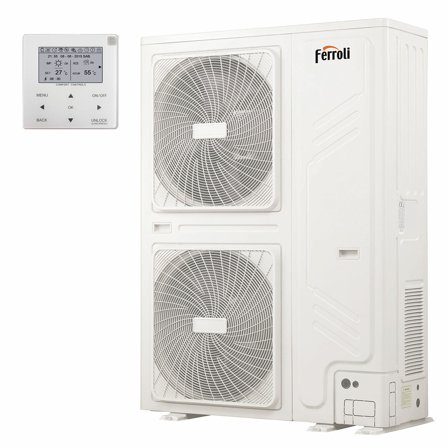 Pompa di calore aria acqua Ferroli Omnia M 3.2 30 kW Monoblocco Trifase Inverter R32 A+