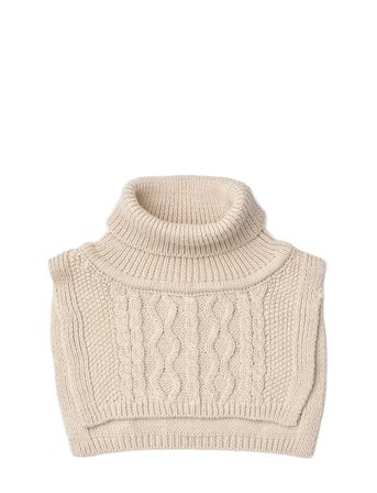 Liewood Meack Neckwarmer W. Cables - Cream - 6/10Y