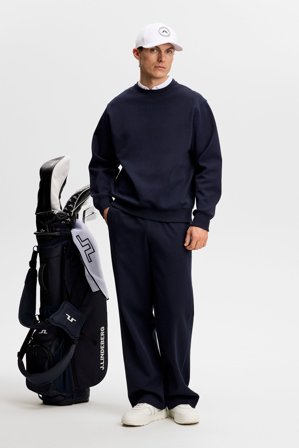 J.Lindeberg - Club Crew Neck - Fashion - Blue - Men - M