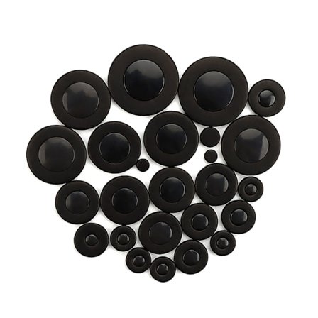 25 st Tenors Altos Sopran Saxofon Pad Set Saxofon Pads Sax Läder Pads