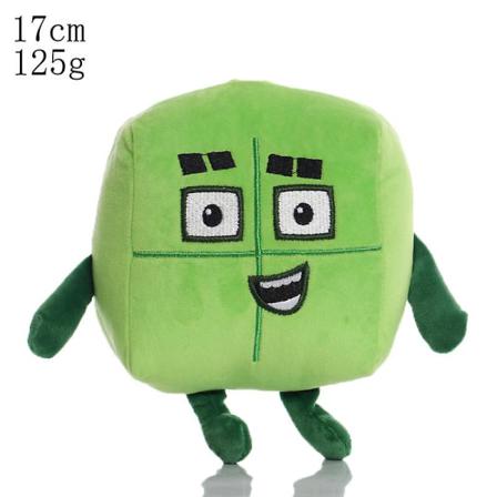 Numberblocks Plysch Figurblock Animerad Leksak Nr 4