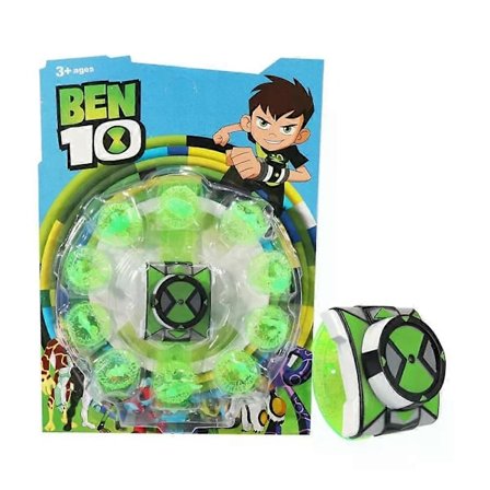 Omnitrix BEN10 Action Figures Ben Tennyson Projeksjonsklokke Deformasjon Lyd Lys Dukke Smartklokke Barnebursdagsgaver