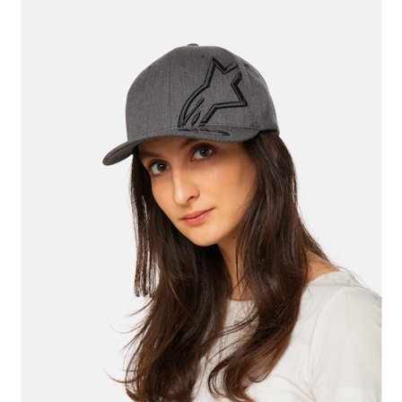 Cap Corp Shift 2 Dark Heather Gray/Black - Alpinestars - Grau Flexfit