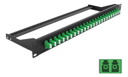 Delock koblingspanel - 1U - 19"