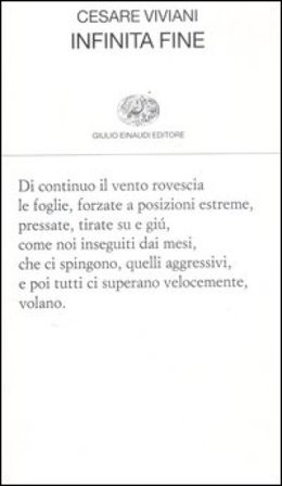 Infinita fine Cesare Viviani