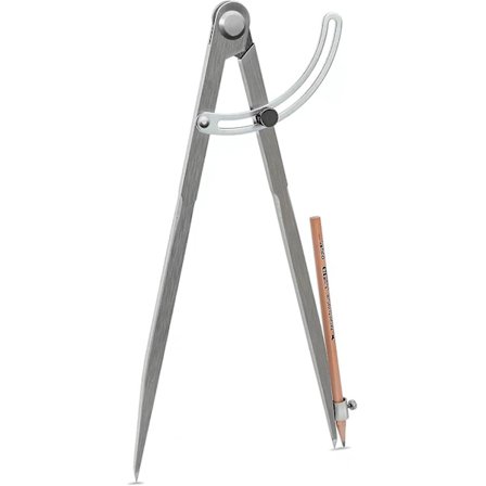 Profesjonell stor passer for trebearbeiding, 12 tommers passer med vinge, passer for geometri, passer tegneverktøy