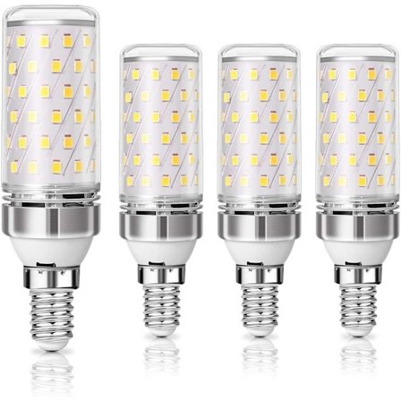 4-pack E14 LED-lampa 12W 1200lm Halogenlampa Motsvarande 100W 3000K Varmvit AC220-240V Ej Dimbar