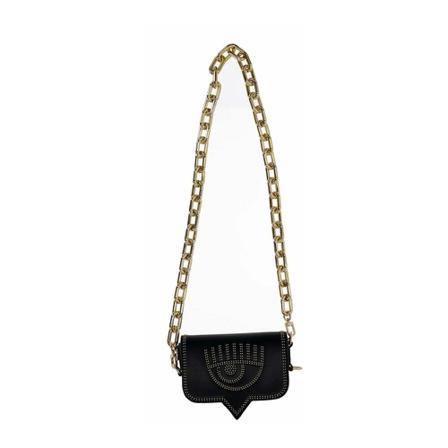Chiara Ferragni Collection Tas 73Sb4Ba2-Zs518 , Zwart , Dames , Maat: ONE Size Schoudertassen
