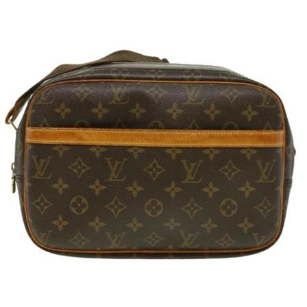 Louis Vuitton Vintage, Pre-owned Reporter PM Monogram Crossbody bag Bruin, Dames, Maat:ONE Size,leather