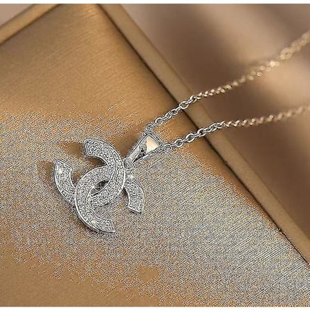 Cc Hänge Halsband Högkvalitativt Temperament Hänge Halsband Enkelt Och Mångsidigt