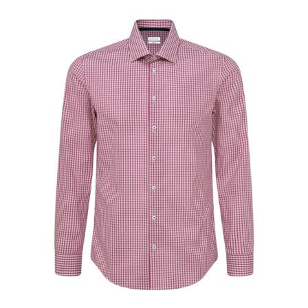 Seidensticker Business Shirt Slim , Rood , Heren , Maat: 2XL