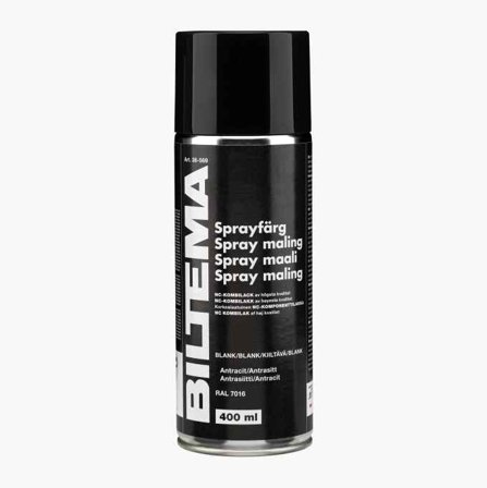 Sprayfärg blank antracit 400 ml - Biltema