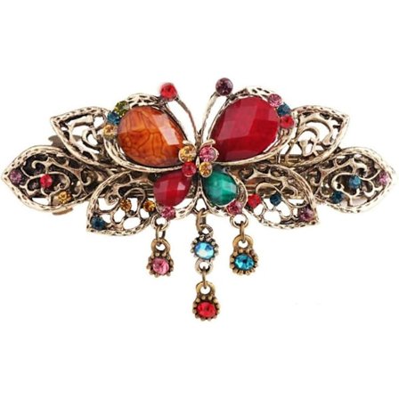 Hiuspidikkeet naisille, vintage-tyyliset perhosbarretteja