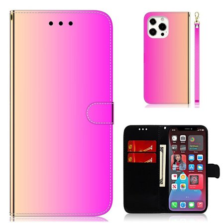 Mirror iPhone 13 Pro Max fodral - Rosa