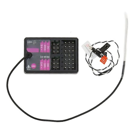 RC Modtager 7CH Lang Rækkevidde Indbygget Gyro 2 Vejs 2.4G Modtager til FS G7P Sender RC Fly Bil Båd