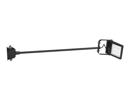 Hide-a-Lite Scout G2 7768007 Lyskaster svart, 4000 K Asym, inkl. arm 7100 lm, S, 1,0 m, Belysning