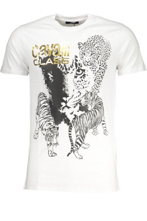 Cavalli Class T-shirt Maniche Corte Uomo Bianco