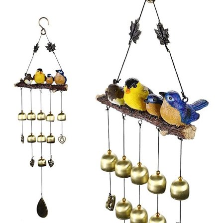 Vindklokker utendørs dekorative vindklokker bjelle med god lyd