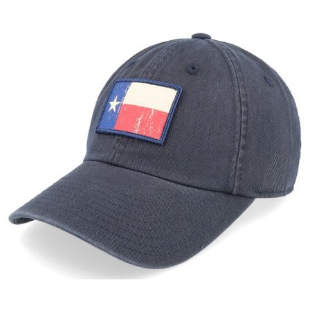 American Needle - Blå unconstructed Keps - Texas Ballpark Patch Navy Dad Cap @ Hatstore